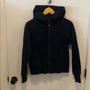 Lululemon Black Scuba hoodie size 6